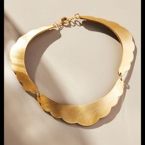 NWT Anthropologie Scalloped Collar Necklace